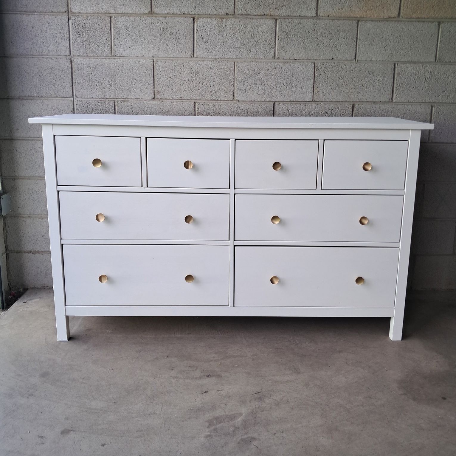 white 8 drawer dresser ikea GULLABERG 8-drawer dresser, white/anchor/unlock function, 66 1/8x18 7/8x39 3/8 This wide chest of drawers has 8 smooth White Coastal Dresser: An Easy