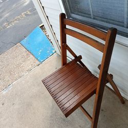 Wooden Foldable Chair For Sale.