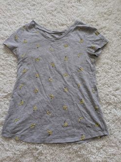 Justice Banana Tee Shirt Size 14