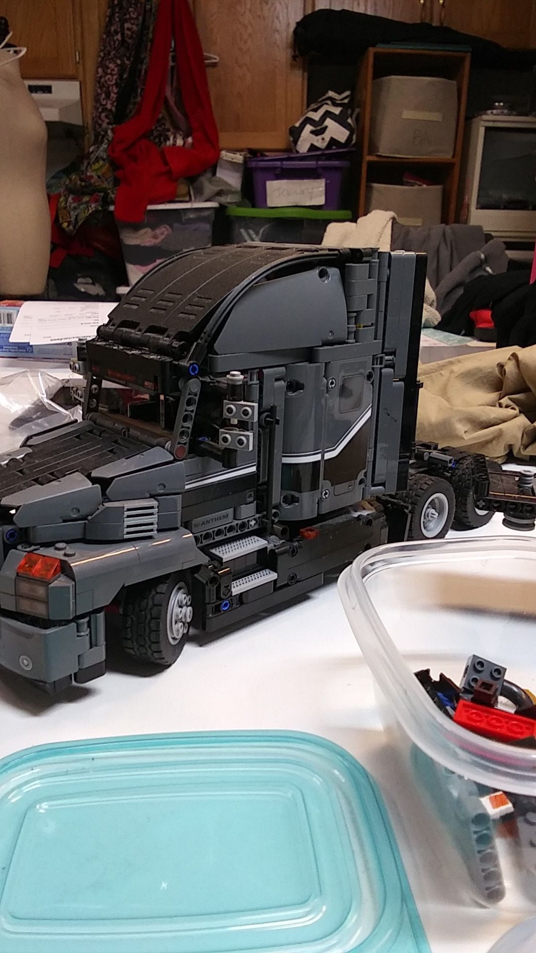 Lego Mack Anthem semi truck