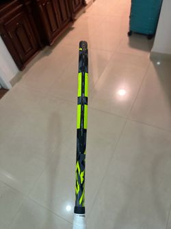 Babolat Pure Aero 2023 Tennis Racquet - Grey/Yellow/White