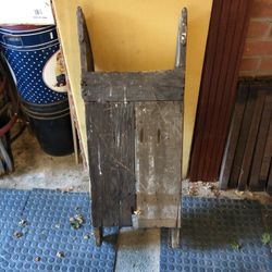 Antique Sled With Metal Runners From The 1930’s-1940’s Taking Offers