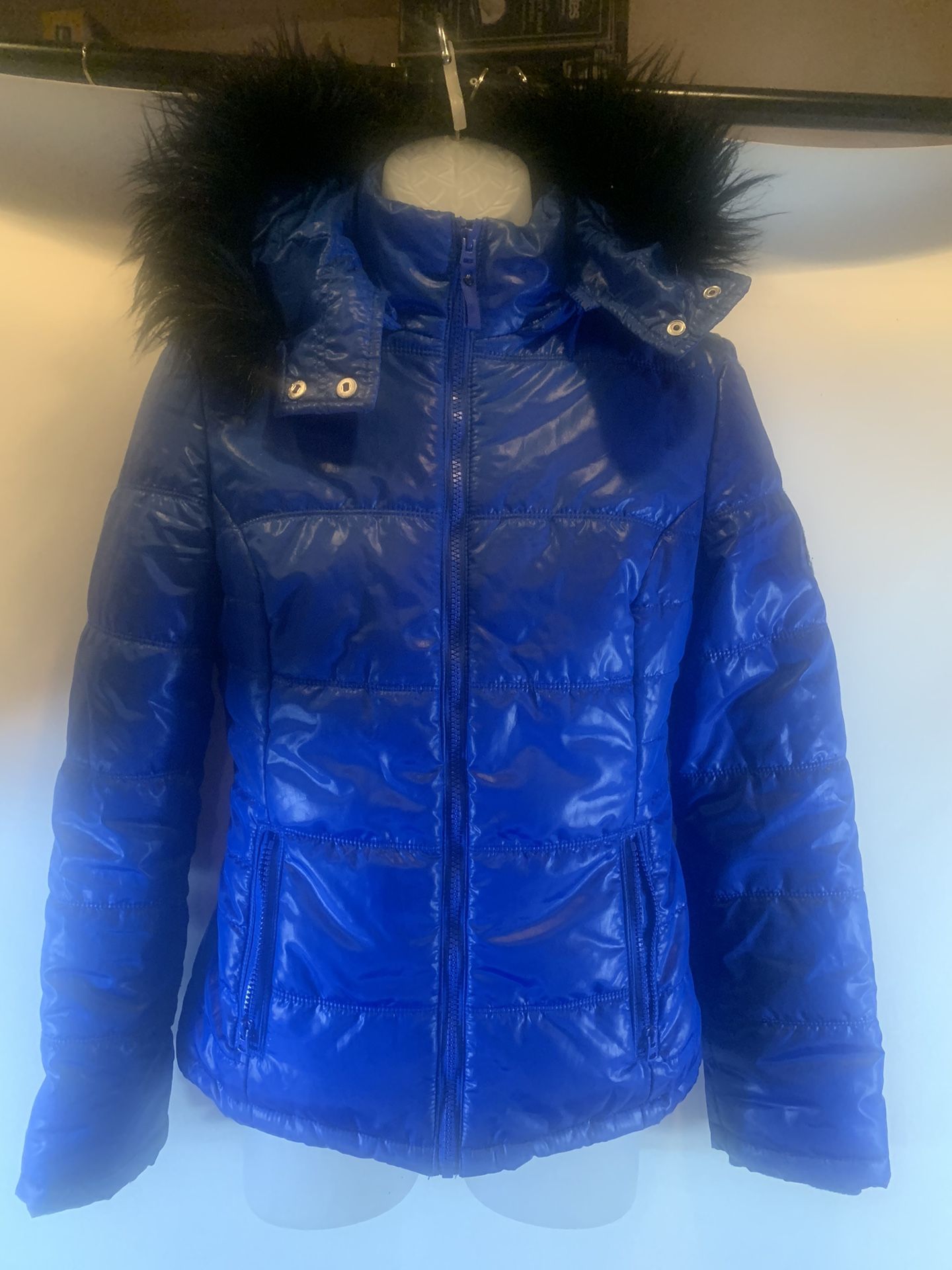 Aeropostal Puff Jacket With Hoodie 