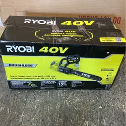 40V Brushless 14 in. Cordless Battery Chainsaw (Tool Only)