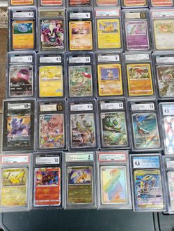 $80! This $80! That each $80! Firm all 41 cards is $3280 i be happy $2777! Pokémon cards PSA CGC BECKET CARDS wall decoration trade & Cash welcome