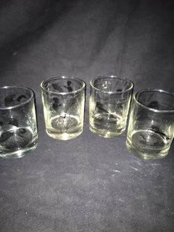 Outdoor themed rocks glasses