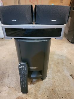 Bose sound system with speaker,remote,and wires