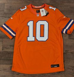 Broncos #10 Bo Nix Nike Jersey Mens XL $75