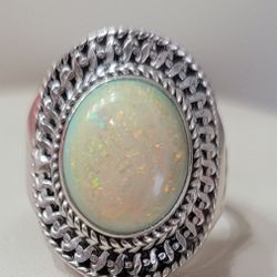 Ring In Sterling Silver .925 INDIA Size 7 $50. Pick-up In Aurora.