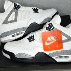 Jordan 4 White Cement 