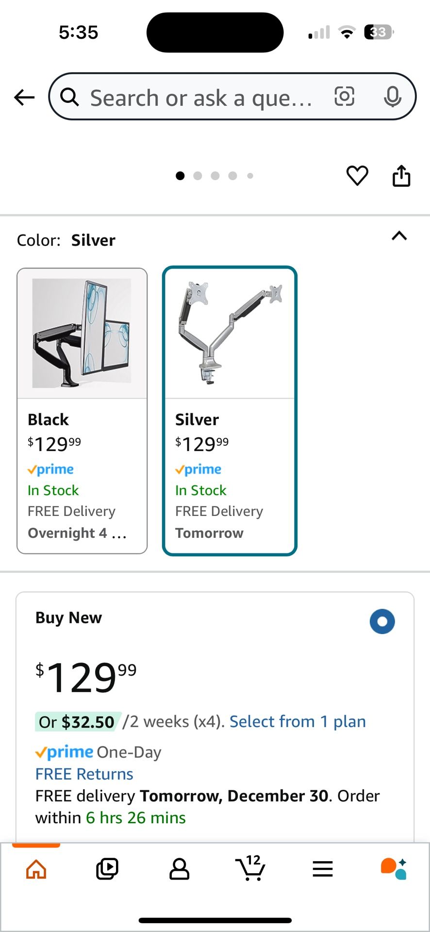 Professional TV Or Computer Monitor Mount
