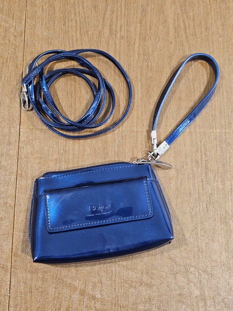 Beijo Purse Blue Small Crossbody Bag