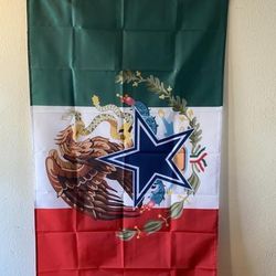 Dallas Cowboys 3’x5’ Mexican Flag! Awesome Mother's Day Gift! $20