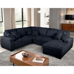 Sofa Sectional Sleeper 4 Colores Available 