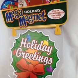 4 Holiday MEGA Magnet Set Four Pieces Sealed! Holiday Christmas 🌲 Pictures New