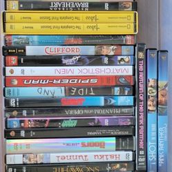 DVDs, Blue Rays all For $15