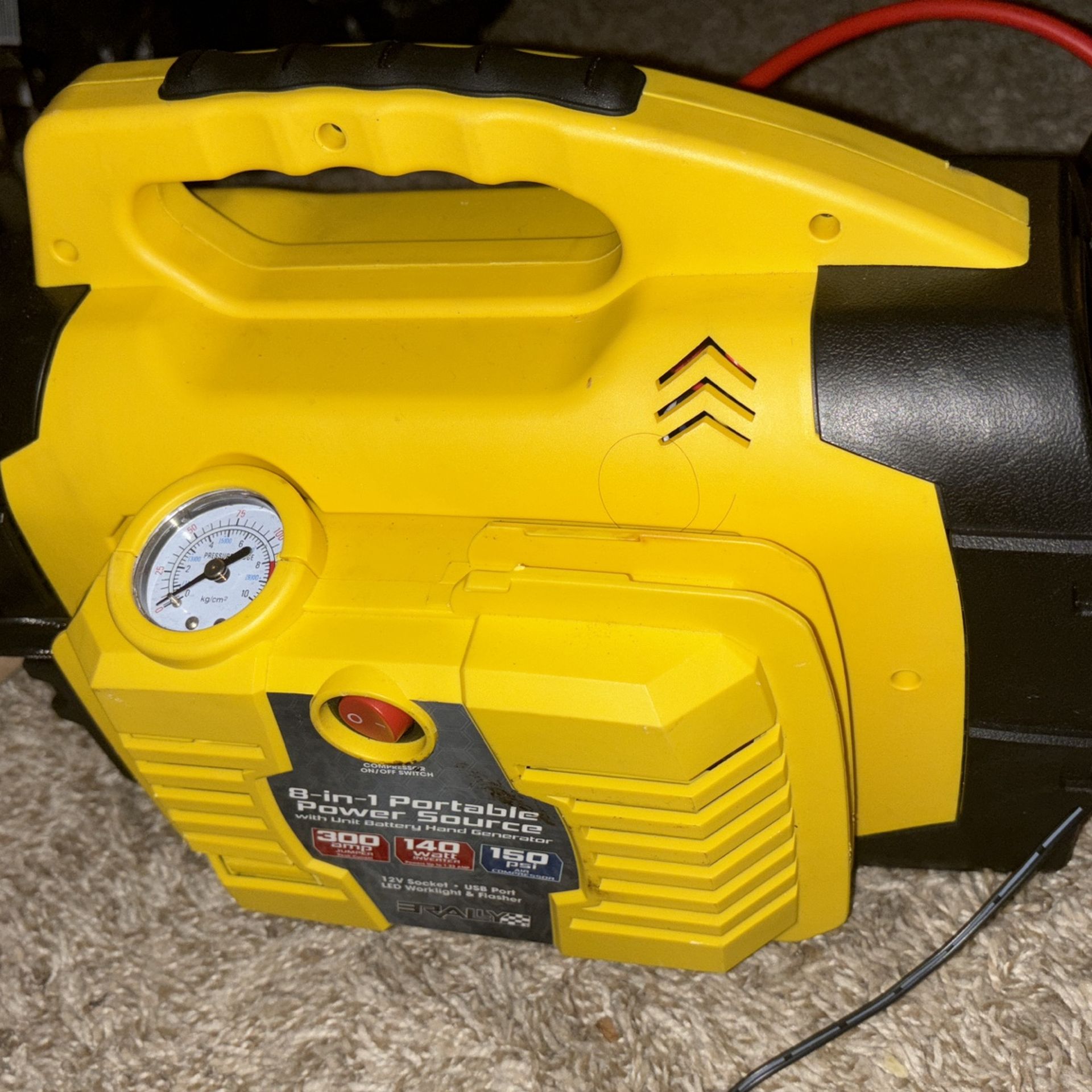 1-3 Car Jumper Cables  , Air And ,Charging Port