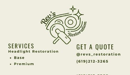 Revs Restoration 🚘
