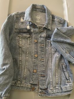 Ripped Denim Jacket 