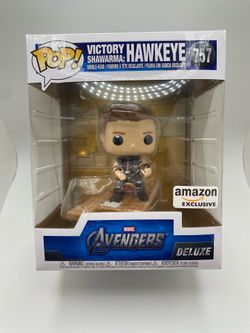 (NEW) Funko POP! Deluxe Marvel: Avengers Victory Shawarma Series Hawkeye Figure 3 of 6 (VAULTED) Perfect Gift for any Marvel fan or collector