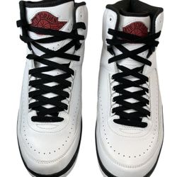 Jordan Air Jordan 2 White Red Black High Top Sneaker Men