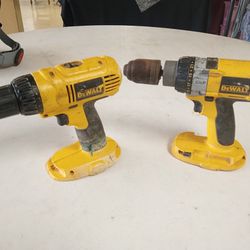 DeWalt Drill Driver & Hammer Drill- No Battery - Both For $20