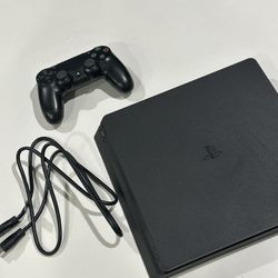 PS4 Slim w/ Controller & HDMI Cable