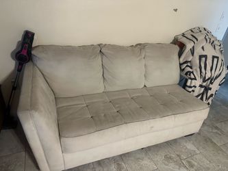 Tan couch set
