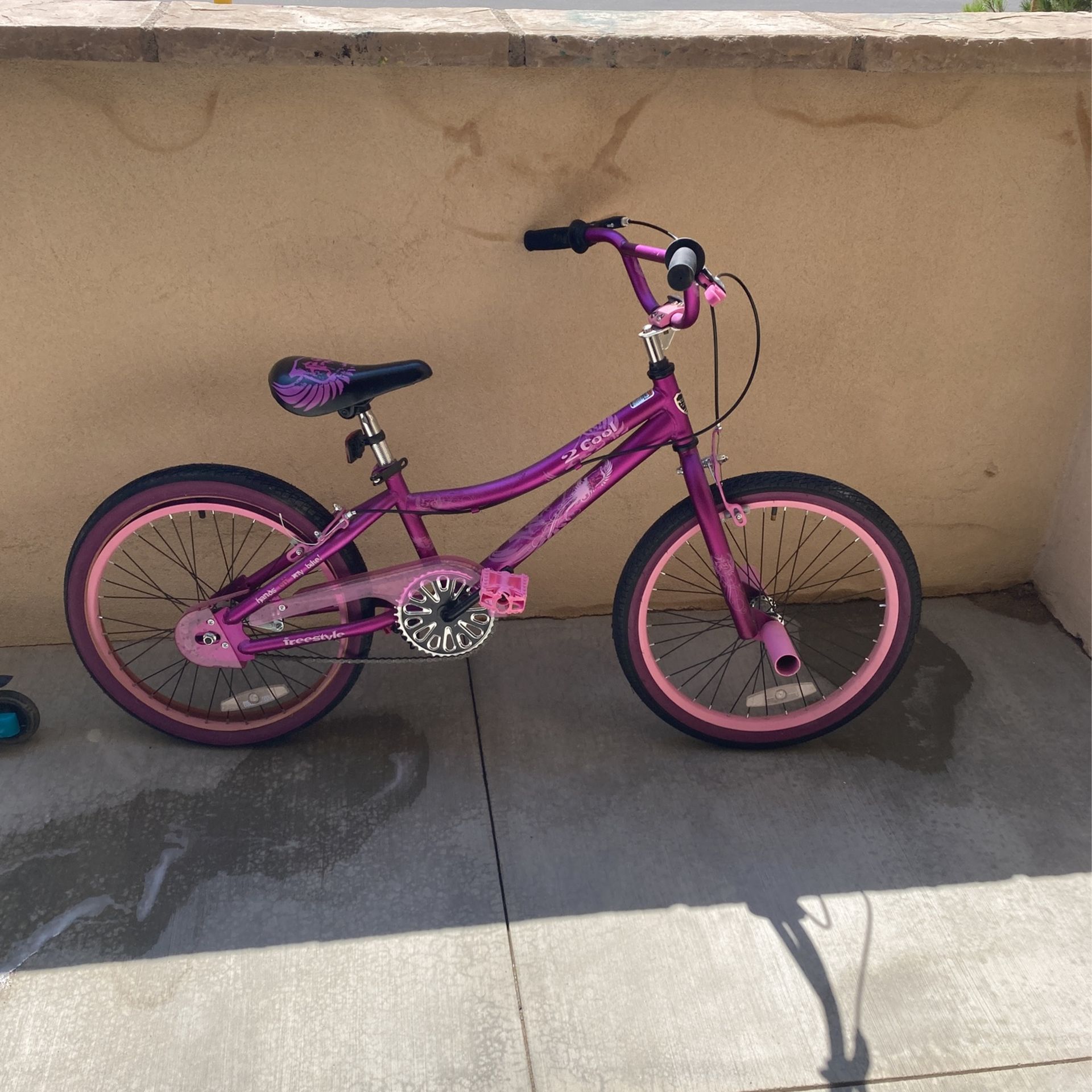 Girls Bike And Led Light Scooter