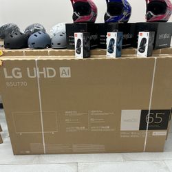 LG 65” UHD TV 4K! Finance For $50 Down Payment!!