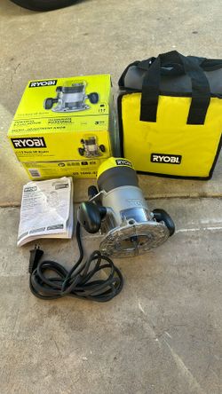 RYOBI 8.5 Amp 1-1/2 Peak HP Fixed Base Corded Router, Item #599a