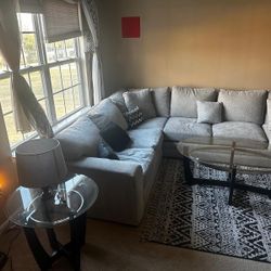 Sofa, Tables And Rug