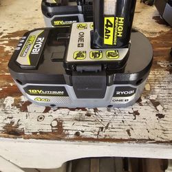 Baterías Ryoby De 4ah 