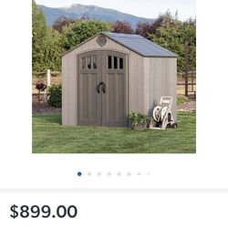 Lifetime 8X7.5 Storage Outdoor Shed 