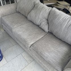 Grey 3-Seat Couch