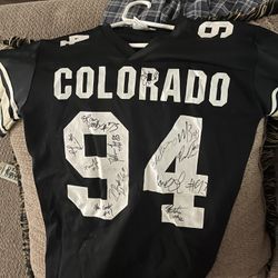 Signed CU Football Jerseys 