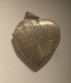 Sterling Silver Photo Locket Pendant