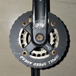 FSA mountain bike crankset, 170mm