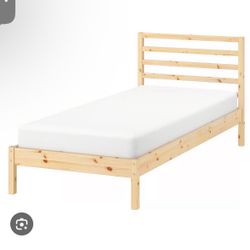 IKEA Wood Bed Frame 