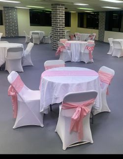 Round White Table Cloths