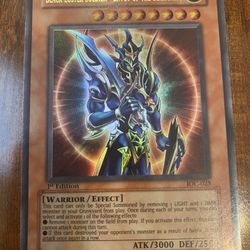 Yugioh 1st Edition Black Luster Soldier - Envoy Of The Beginning IOC-025 Ultra Rare MP