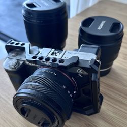 Sony A7C w/Lenses and Accessories 