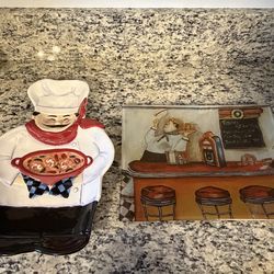 Large Chef Platters (2) - see description