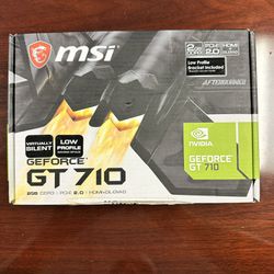 MSI GT710 Low Profile Graphics Card 