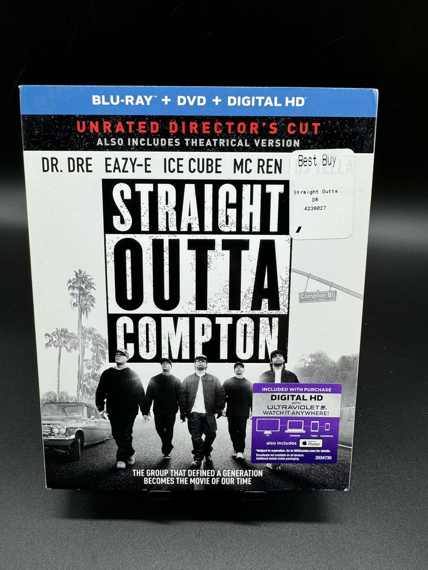 Straight Outta Compton Blu Ray DVD Digital HD Movie New