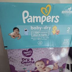 Diapers Size 2 / Pañales Talla 2