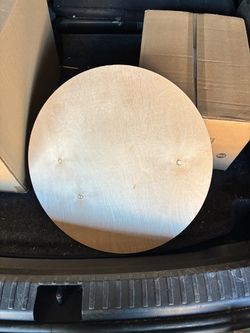 Handprint Birch Circle 18" x 1/4" - Set of 2, Brand New