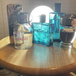 Lot Of Men’s Cologne Hugo Boss, Versace, Invictus, 1M and More