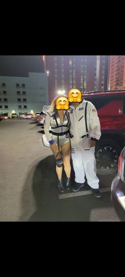 Space Halloween costume couples