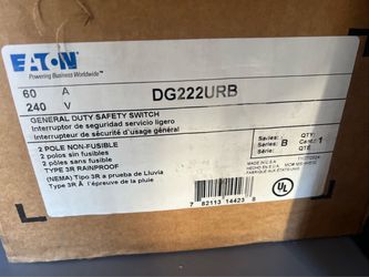 Eaton DG222URB General Duty Safety Switch
